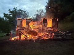 Kuća potpuno izgorila u Bronzanom Majdanu