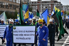 Zenički rudari danas dolaze pred Vladu FBiH: "Ostajemo do ispunjenja zahtjeva"