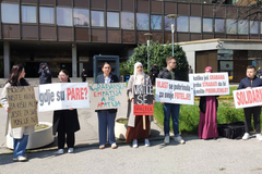 Protest studenata u Sarajevu: Možda niste krivi za kišu, ali jeste za sve poslije nje