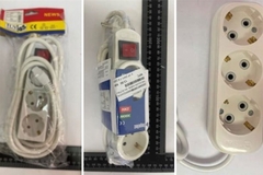 Tri vrste produžnog kabla povučene sa tržišta