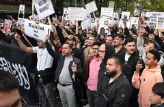 Muslimani u Hamburgu demonstrirali tražeći stvaranje kalifata u Njemačkoj /VIDEO/