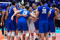Odbojkaši Italije u finalu Evropskog prvenstva, protiv Poljske za zlato