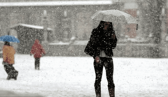 Danas oblačno sa susnježicom i snijegom