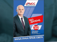 MILENKO VUČETA KANDIDAT DEMOS-a: Ovi izbori su nam prvi ispit, a položićemo ga sa visokom ocjenom