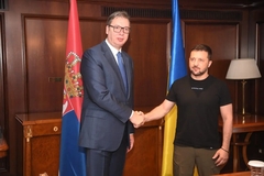 U Atini počeo sastanak Vučića i Zelenskog