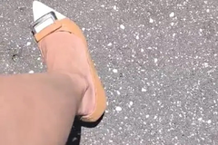 Paklene vrućine u Beogradu: Topi se asfalt (VIDEO)