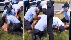 Policija brutalno hapsi poljoprivrednika u Odžaku (VIDEO)