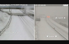 Hrvatsku zahvatilo nevrijeme: Snijeg zatrpao Liku, na putevima "zimska idila"