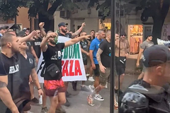 "Vojvode Nikšić" s porukama o Gazi dočekale izraelski klub s najekstremnijim navijačima (VIDEO)
