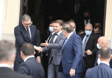 "Svima nam je puno srce" Stanivuković nakon što je ispratio Vučića poručio da Banjaluka nikad nije imala bolji rođendan