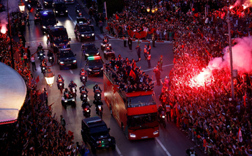 Fudbaleri Maroka dočekani u Rabatu kao heroji /VIDEO/