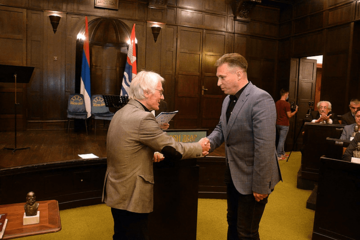Mladenu Vasiliću uručeno priznanje Kapetan Miša Anastasijević u Banskom dvoru