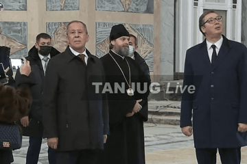 "VAŠ HRAM KOLIKO I NAŠ" Lavrov u Hramu Svetog Save pročitao pismo Vladimira Putina, a evo šta je njegova poruka