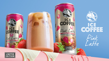 Doživite kremastu harmoniju bijele čokolade i jagode u novoj Pink Latte Ice Coffee