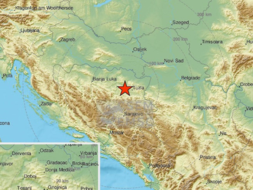 Zemljotres kod Tuzle