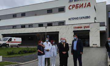 Cvijanovićeva se sastala sa rukovodstvom Bolnice "Srbija"