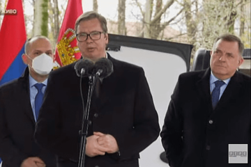 Srpskoj 20.000 doza "AstraZeneka" vakcina: Dodik i Vučić posjetili Institut "Torlak"