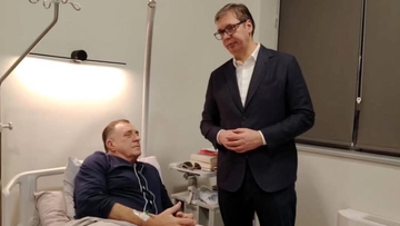 Prva fotografija Milorada Dodika iz bolnice, posjetio ga Vučić dok čeka operaciju