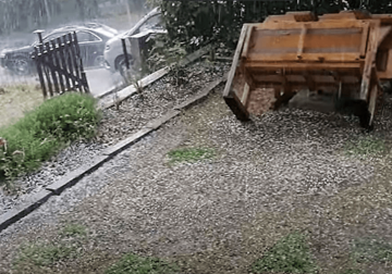 NEVRIJEME U KAKNJU Padali led i obilna kiša