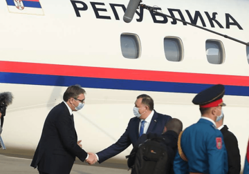 VUČIĆ STIGAO U SRPSKU Delegacija Srbije stigla u Banjaluku