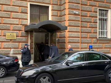 Članovi Predsjedništva BiH sa Palmerom i Ajhorstovom