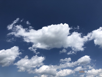 Sutra sunčano uz umjerenu oblačnost, mjestimično prolazna kiša