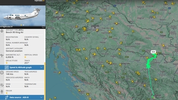 Britanski avion nadlijeće Doboj i Modriču, isti je ranije kružio nebom iznad Banje Luke