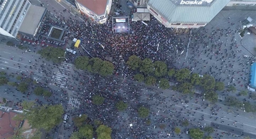 Policija objavila koliko ljudi je prisustvovalo protestu u Banjaluci