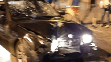 POTPUNI HAOS U NIKŠIĆU! Zaleteo se BMV-om među ljude koji su slavili pobjedu, ima više povređenih