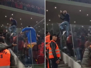 Albanci napadali Italijane, čulo se "Srbija, Srbija!" Navijački skandal u Tirani - huligani divljali na stadionu (VIDEO)