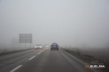 Vozači oprez zbog magle