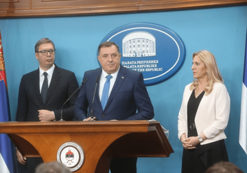 “Srpska neće voditi rat, ali će se braniti” Oštar govor Dodika nakon sastanka sa Vučićem