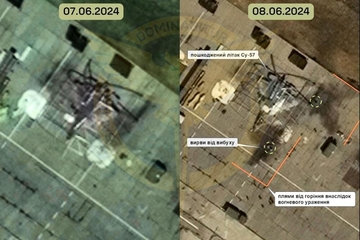 "OVO JE PRVI SLUČAJ U ISTORIJI": Ukrajinci tvrde da su pogodili najnapredniji ruski avion, sve zabilježeno na SATELITSKIM SNIMCIMA