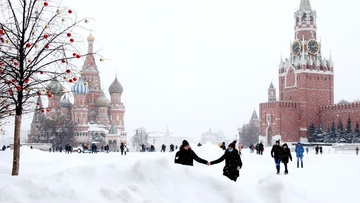 Moskva zatrpana pod rekordnim snijegom, u Sibiru se temperature spuštaju i ispod minus 50