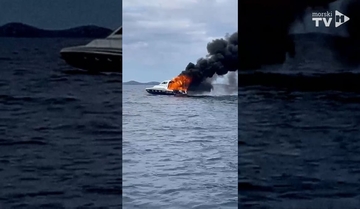 Izgorio brod u Hrvatskoj