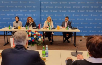 INTEZIVNA SARADNJA Cvijanovićeva i Šved su iskazali opredijeljenost ka razmjeni informacija