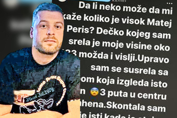 "UPRAVO SAM U MINHENU SRELA ISTU OSOBU KAO MATEJ PERIŠ!" Hrvatska manekenka DIGLA POLICIJU PONOVO NA NOGE