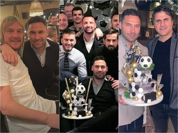 KARLEUŠA NA PUTU , DUŠKO TOŠIĆ NAPRAVIO ŽURKU /FOTO/U rodnom gradu slavio sa kolegama iz fudbala