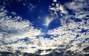 Sutra u BiH sunčano uz malu oblačnost