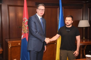 U Atini počeo sastanak Vučića i Zelenskog