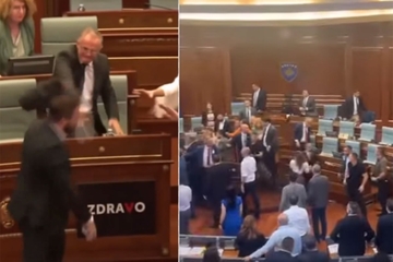 Policija se sukobila sa aktivistima SDP poslije okršaja u skupštini samoproglašenog Kosova