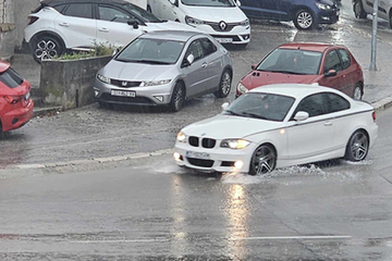 Nevrijeme u Hrvatskoj, poplavljene ulice u Splitu