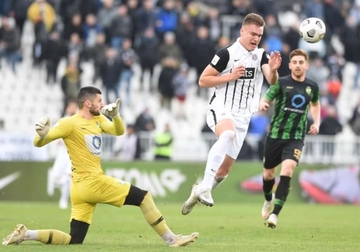 Partizan zimuje sa +5: Menig sjajnim volej udarcem srušio Kolubaru