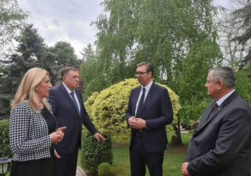 Cvijanovićeva i Dodik danas sa Vučićem