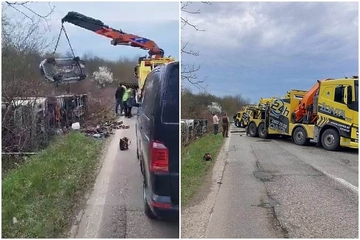 Kamion sa automobilima sletio sa ceste kod Dervente: Izvučena vozila, ponovo uspostavljen saobraćaj