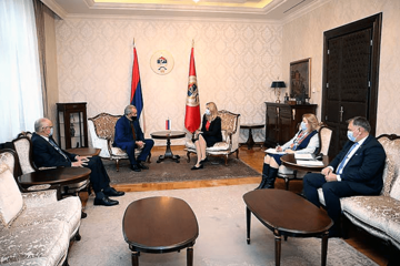 "PRIORITET OKONČANJE VAKCINACIJE PENZIONERA" Cvijanovićeva razgovarala sa predsjednikom Udruženja penzionera