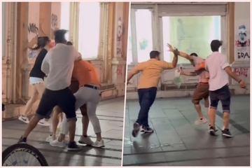 ŠOK-SNIMAK IZ KNEZA Turci se tukli usred Beograda (VIDEO)