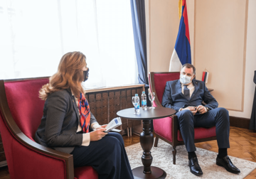 SASTANAK SA PREDSTAVNICOM UN U BiH Dodik: Fokusirani smo na nabavku vakcina protiv korone
